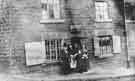 View: t08895 Group of people outside a beerhouse at 8 Church Street, Oughtibridge