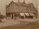 View: t08937 Sheffield Banking Company, No. 669 Ecclesall Road at Hunter's Bar showing (right) Sharrow Vale Road