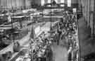 View: t08979 View of market stalls, Norfolk Market Hall, Haymarket