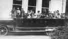 View: t09069 Charabanc outing for staff of Charles Heald and Son, table knife manufacturers of Climax Works, West Hill Lane