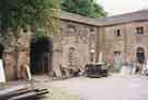 View: t09096 Courtyard of the former stables block showing (left) main archway, Norton Hall, Norton Church Road