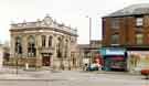 View: t09184 Trustee Savings Bank, corner of London Road, Alderney Road and Queens Road showing (right) Beardows, electrical appliances and Fletchers the bakers