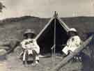 View: t09258 Reville / Walton family. Children camping