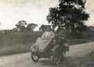 View: t09262 Reville / Walton family. Motorbike and sidecar