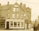 View: t09278 Sheffield Banking Company, No. 669 Ecclesall Road at Hunter's Bar showing (right) Sharrow Vale Road