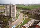 View: t09330 Norfolk Park flats prior to demolition, Park Grange Road, Norfolk Park 