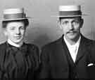 View: t09397 Unspecified couple at the Leyland Arcade, Southport, Lancashire