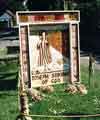 View: t09487 Greenhill Guides well dressing entitled 'Joseph servant of god', Greenhill Main Road