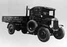 View: t09497 Shefflex lorry belonging to Wellerman Brothers, civil engineering contractors, Dun Street