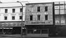 View: t09558 Old Blue Bell public house, No.31 High Street showing (left) No.29 Dolcis Ltd., shoe shop