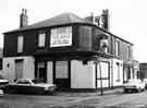 View: t09624 Derelict Lord Nelson public house, No.184 Greystock Street and junction with (right) Norroy Street (No.23)