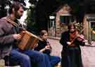 View: t09727 South Riding Folk Network. Folk musicians performing at Abbeydale Industrial Hamlet