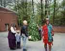 View: t09732 South Riding Folk Network. Folk dancer at 'Mayfest' event at Kelham Island Museum