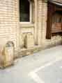 View: t09902 Offices of former United Steels Companies Ltd., Hunshelf Road, Stocksbridge showing (centre) carved date stone