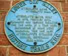 View: t10449 River Don History Trail Plaque marking the site of Attercliffe Road Baths