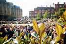 View: t10647 Event in the Peace Gardens remembering the victims of '9/11', the terrorist attacks in the USA