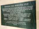 View: t11048 Memorial plaque in Peace Gardens to those who died in the Spanish Civil War