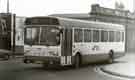 View: t11109 South Yorkshire Transport. Coach No. 1076 turning onto Harmer Lane from Sheaf Street