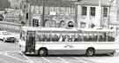 View: t11132 South Yorkshire Transport. Coach No. 98 turning onto Sheaf Street  