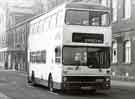 View: t11174 South Yorkshire Transport. Bus No. 1863 passing  Firth Brown and Co. Ltd., Savile Street East.