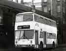 View: t11231 South Yorkshire Transport. Bus No. 1773 on Pond Hill showing (back) Housing Department