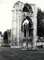 View: t11293 St Mary's Abbey, York. Part of the north and west walls which formed the nave and crossing.  Now in the York Museum Gardens.