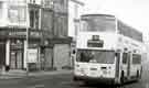 View: t11333 South Yorkshire Transport. Bus No. 620 passing S. Kitters, ladies outfitters, No. 799 Attercliffe Road 