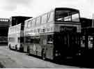 View: t11369 South Yorkshire Transport. Bus No. 2227 in Pond Street Bus Station advertising The Woodstock Diner on Ecclesall Road South