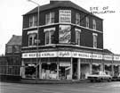 View: u07118 Henry Wigfall and Son Ltd., furniture dealers, Attercliffe Road and junction with Kimberley Street