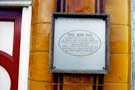 View: u08085 Plaque on the entrance to the Ship Inn, No 312, Shalesmoor, junction of Dunfields 