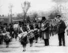 Unidentified women's military band [in Millhouses Park]