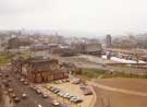 View: u08388 View of the Canal Basin, Exchange Street from Broad Street showing the Parkway