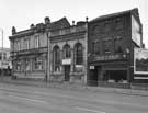 View: u08451 Attercliffe Road, showing Yorkshire Bank and Hartley and Son Ltd, printers and stationers.