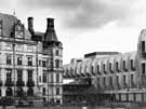 View: u09286 Sheffield Town Hall and Town Hall extension, taken from the Peace Gardens