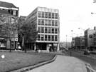 View: u09413 Arundel Gate with Norfolk Street going off to the left and Mulberry Street going off Norfolk Street.