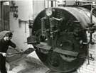 View: u09555 Unidentified photograph, probably in relation to the heating system at Glossop Road swimming baths