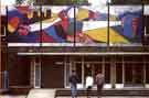 View: u09971 Mural on the Art College, Psalter Lane, painted by students during their occupation in January 1982