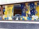 View: u10147 Window display for the Special Olympics in the Sheffield Newspapers Ltd offices, York Street