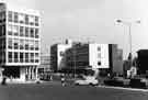 View: u10263 Junction of Arundel Gate and Norfolk Street showing the offices of the Sun Alliance and London Insurance Group, No.20 Arundel Gate