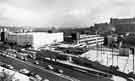 View: u10266 Elevated view of Arundel Gate showing Top Rank Sheffield Suite (left) and Hyde Park and Park Hill Flats (right)