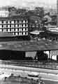 View: u10283 View of the derelict Canal Basin and Straddle Warehouse with the Parkway in the foreground