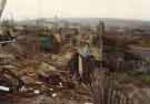 View: u10990 Construction of Supertram showing the East abutment, Cricket Inn Road