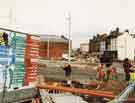 View: u10994 Construction of Supertram at junction of (left) Upper Hanover Street and (right) Glossop Road