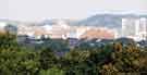 View: u11013 View of Highfield and (top) the city centre from Meersbrook Park showing (centre) Manpower Services Commission offices