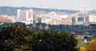 View: u11015 View from Meersbrook Park of the city centre and Highfield showing (left) Manpower Services Commission offices and Telephone House and (right) Bramall Lane football ground