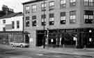 View: u11041 The Saddle public house, No. 94 West Street showing (right) the new refurbished premises and (above) offices for Action for Employment