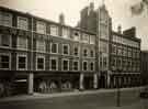 View: u11118 Edison Swan Electric Co. Ltd., manufacturers of incandescent lamp bulbs (left) and (right) Mappin and Webb Ltd., silversmiths, Royal Works, Norfolk Street