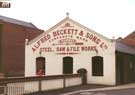 Part of Alfred Beckett and Sons Ltd, steel saw and file works, Brooklyn Works, Ball Street