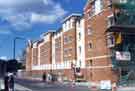 Student flats being constructed by the University of Sheffield on Wellington Street. 