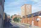 Portobello. The tall building is the Sir Robert Hadfield building, Sheffield University School of Engineering.